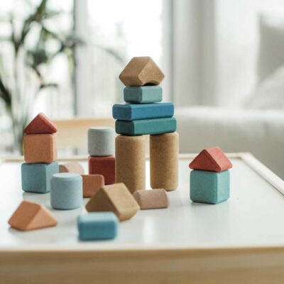 Beleduc Kork´sGruppenset “ Bunte Steine & Formen“, 120 Tlg.