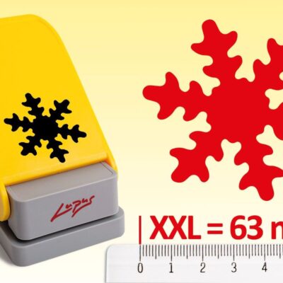 Kids Mega Motiv-Locher XXL – Ø 63 Mm Schneeflocke